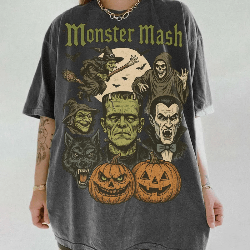 Scary Monster Mash Halloween T-Shirts