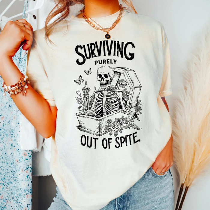 Surviving Purely Out Of The Spite Halloween T-Shirts