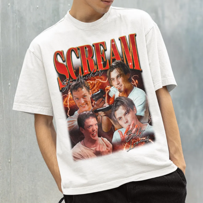 The Scream Billy Loomis Horror Halloween T-Shirts