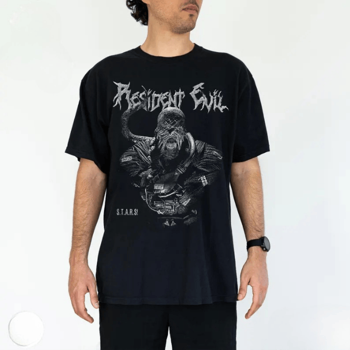 Trendy Resident Evil Star Halloween T-Shirts