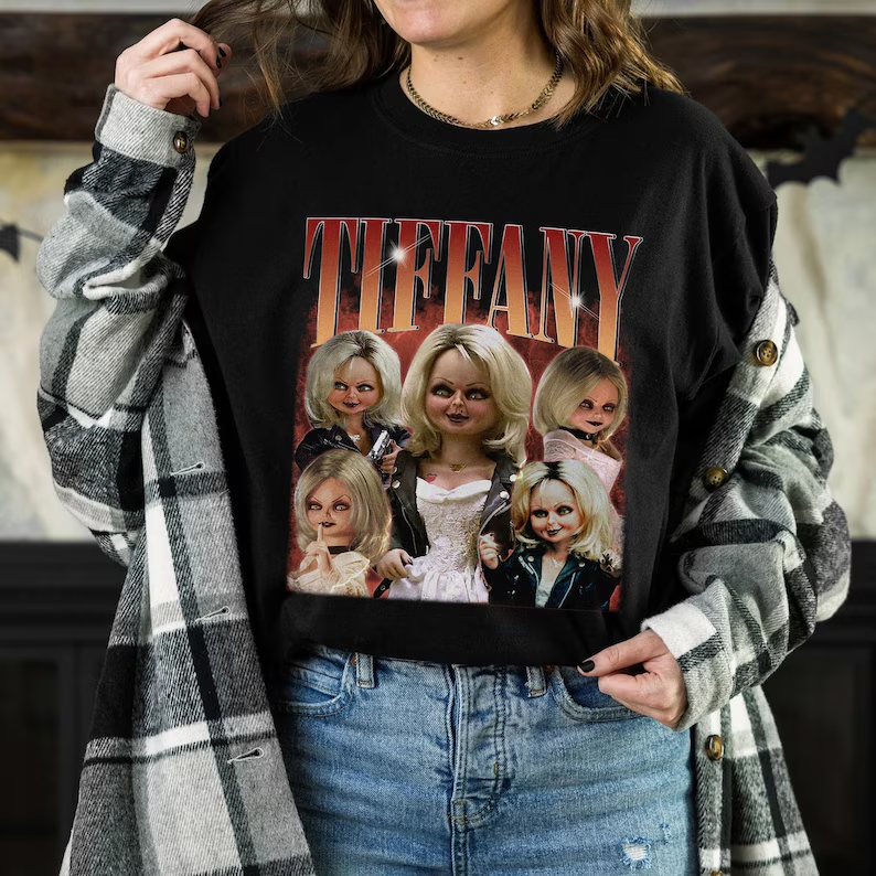Unique Tiffany Childplay Chucky Movie Halloween Style T-Shirts