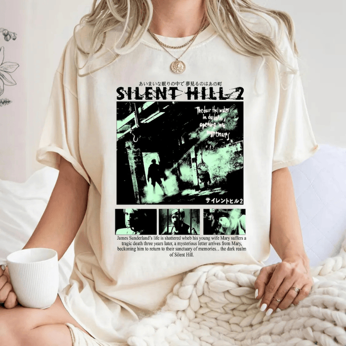 Unisex Design Silent Hill 2 Perfect For Halloween T-Shirts