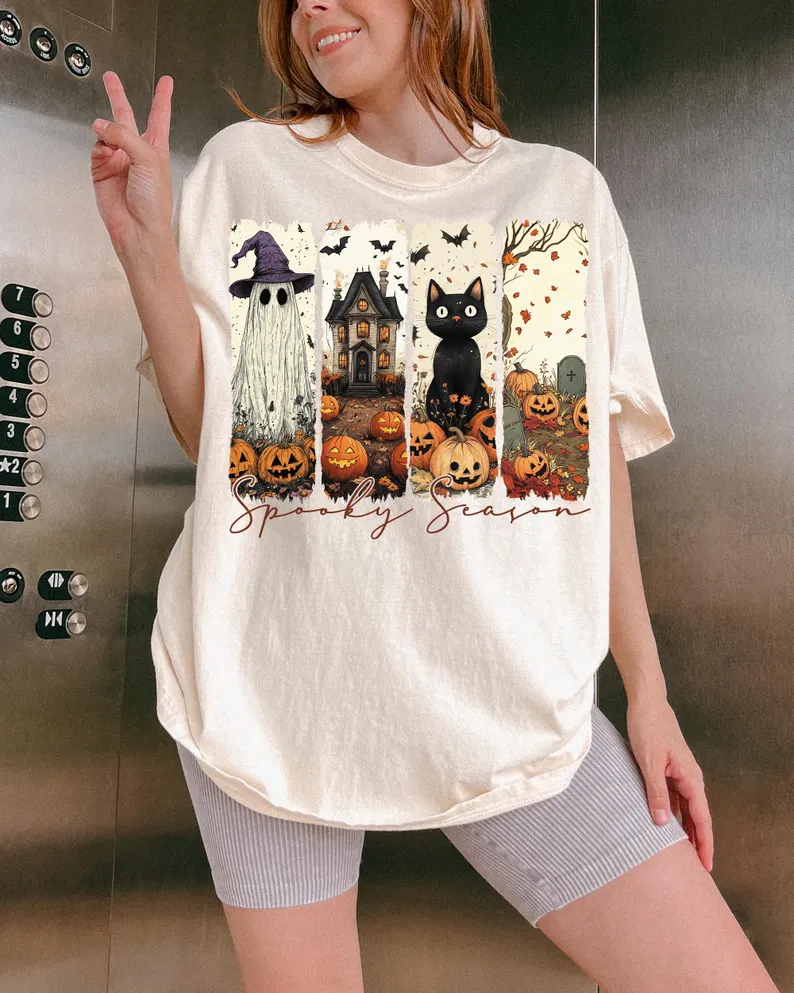 Unisex Style Spooky Season Halloween T-Shirts