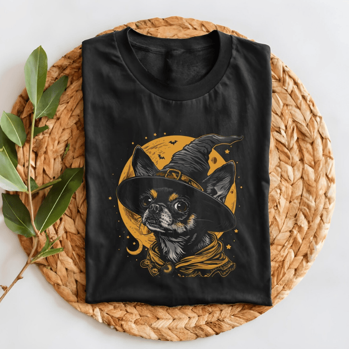 Weird Cute Waiting For Halloween Chihuahua Dog T-Shirts