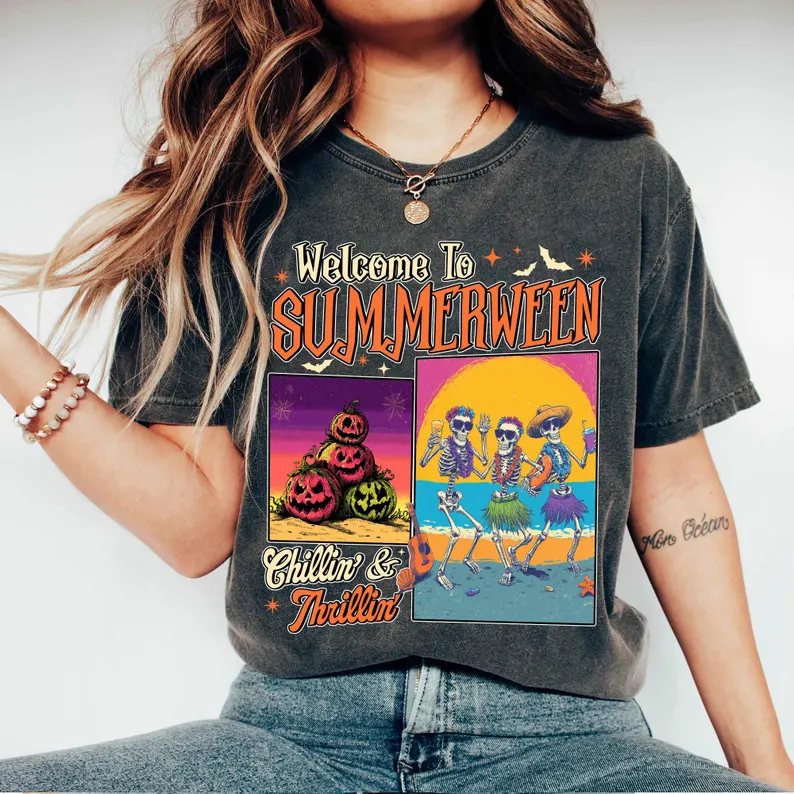Welcome Summerween Chillin & Thrillin T-Shirts