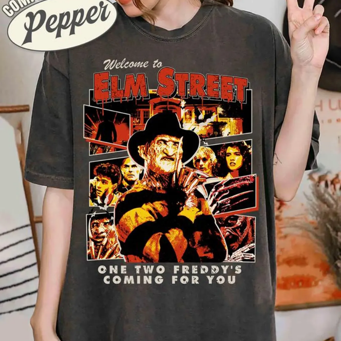 Welcome To Elm Street Freddy Krueger T-Shirts