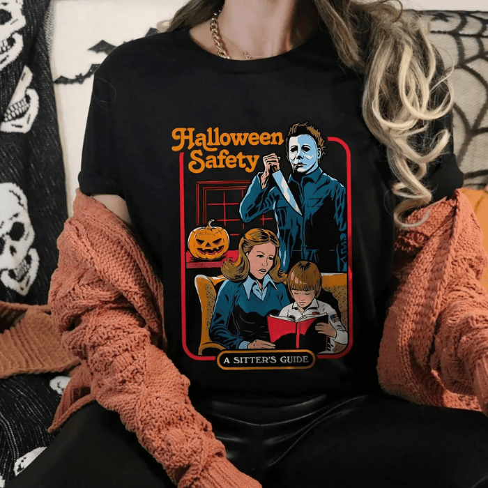 A Sister's Guide Halloween Safety Michael Myer T-Shirts