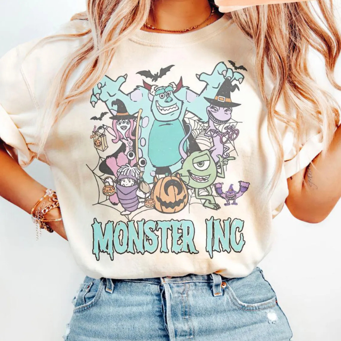 Adorable Monster Inc. Cute Halloween T-Shirts