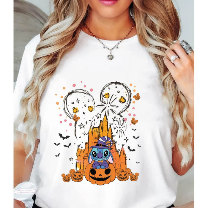 Adorable Stitch Disney World Halloween T-Shirts