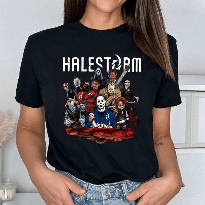 All-Star Horror Gang Assemble Halloween T-Shirts