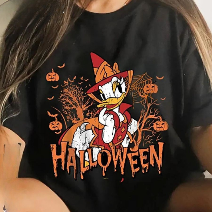 Beautiful The Mischievous Daisy Duck Halloween T-Shirts