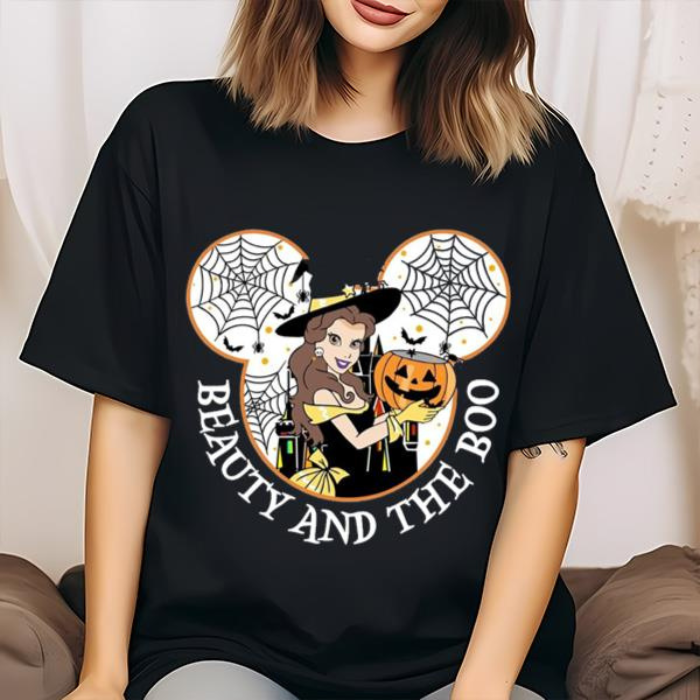 Beauty And The Boo Halloween Disney Princess T-Shirts