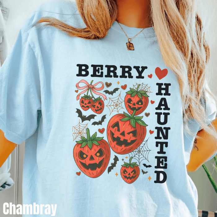 Berry Haunted Cute Halloween Style T-Shirts