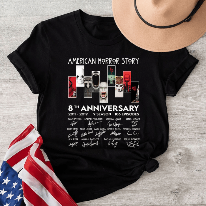 Classic American Horror Story Anniversary Halloween T-Shirts