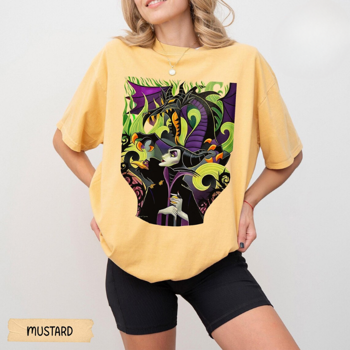 Classic Cool Maleficent Disney Halloween T-Shirts