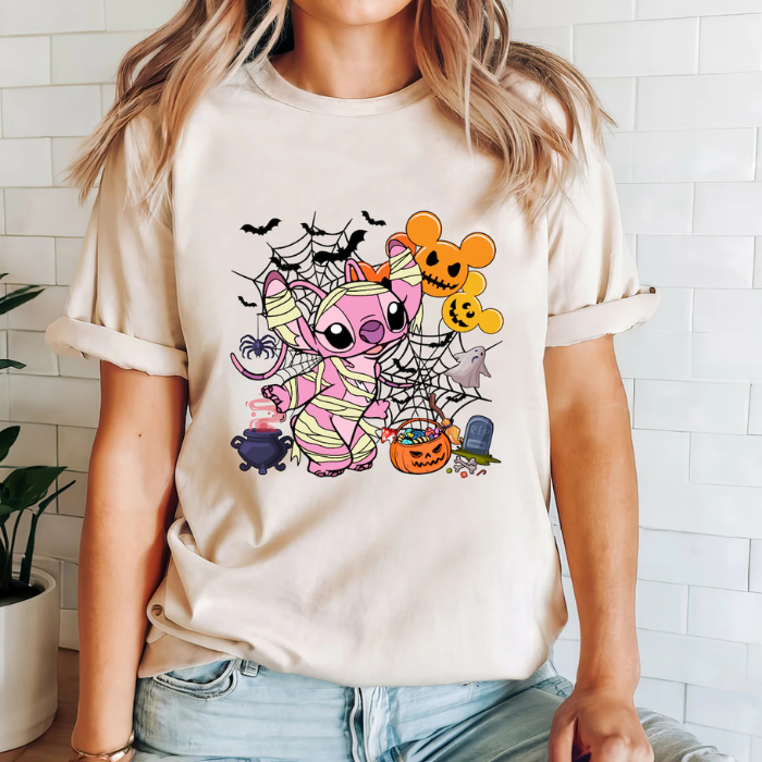 Comfortable Tee Disney Angel Halloween T-Shirts