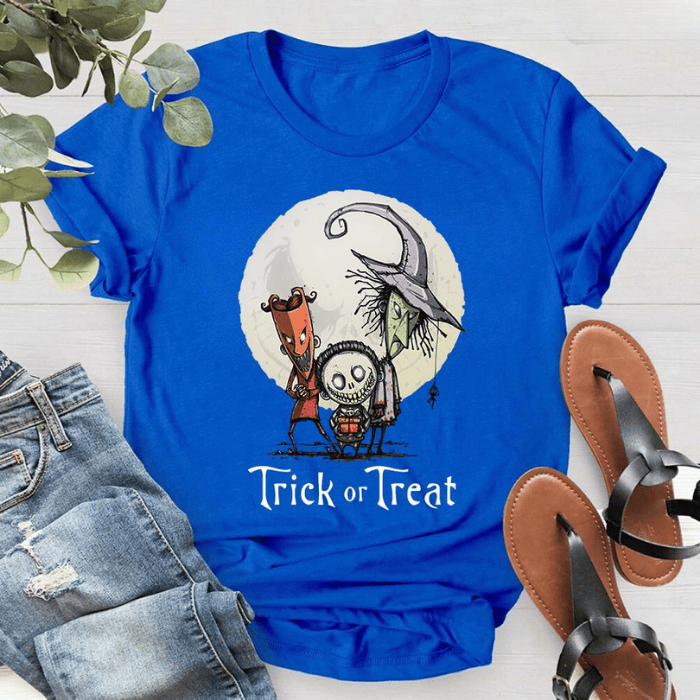 Comfortable Tee Trick Or Treat Halloween Night T-Shirts