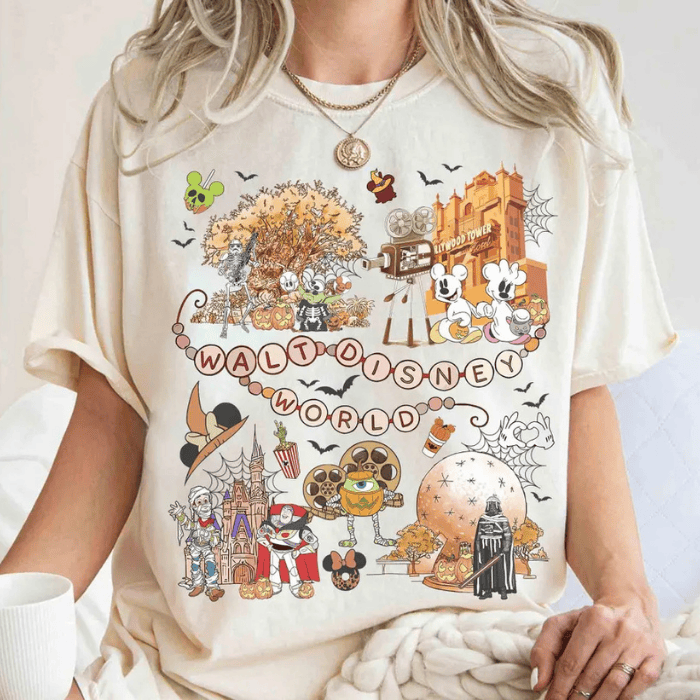 Cool Walt Disney World Halloween Playful T-Shirts