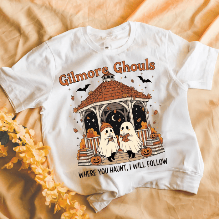 Creative Design Idea Gilmore Ghouls Love Halloween Fall T-Shirts