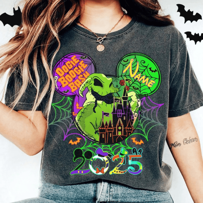Customized Oogie Boogie Bash Cool Romantic Halloween T-Shirts