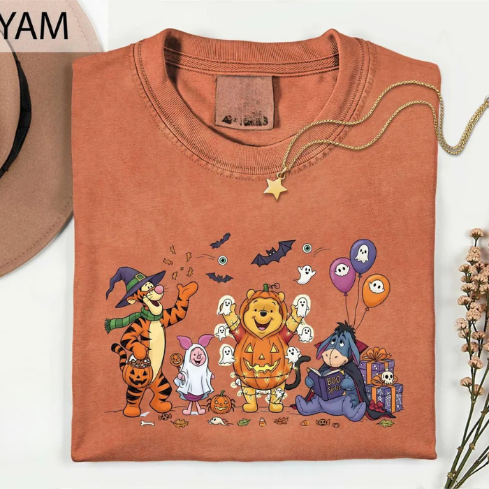 Funny Halloween Party Winnie The Pooh T-Shirts
