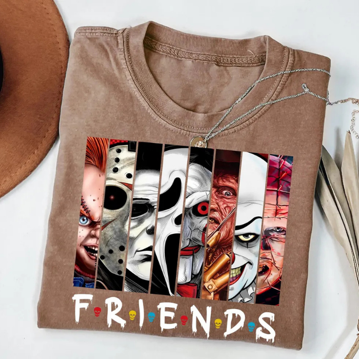 Gather All Horror FRIENDS Halloween T-Shirts