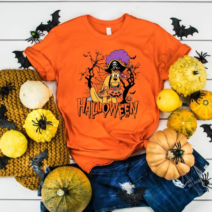 Grumpy Ahoy Pluto The Pirate Hallowen T-Shirts