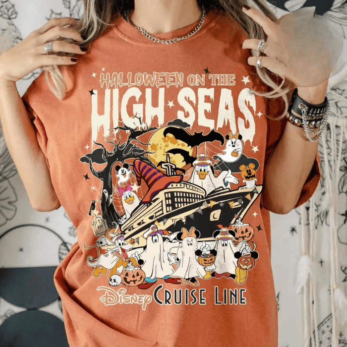 Halloween On The High Seas Cruise Line T-Shirts