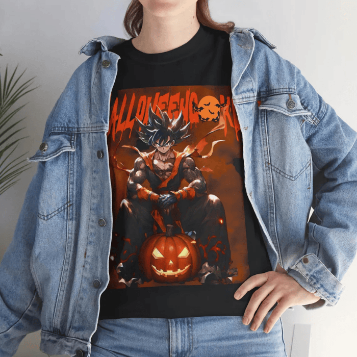 Halloween Tee Goku Trendy Stylish Anime T-Shirts