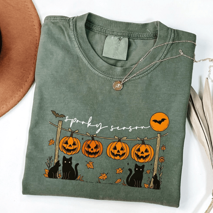 It's Time For Spooky Season Halloween T-Shirts