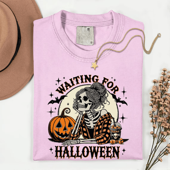 Just A Girl Waiting For Halloween Till Dead T-Shirts