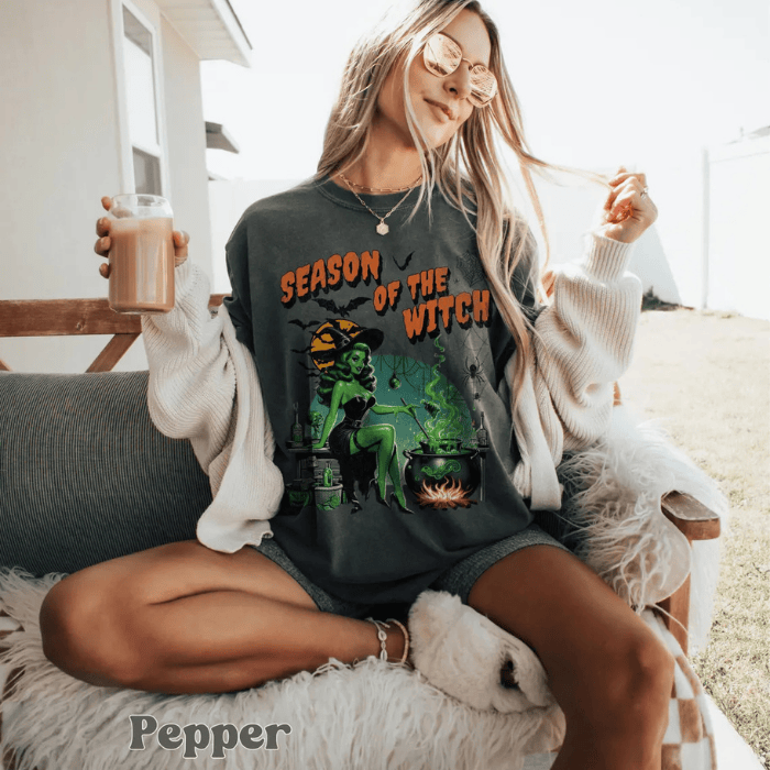 Eye-catching Season Of The Witch Halloween T-Shirts