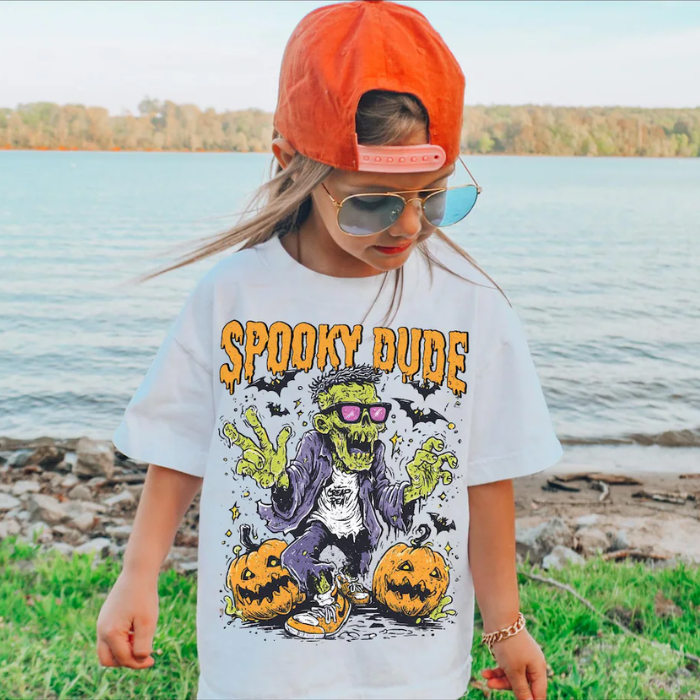 Spooky Dude Trendy Zombie Halloween T-Shirts