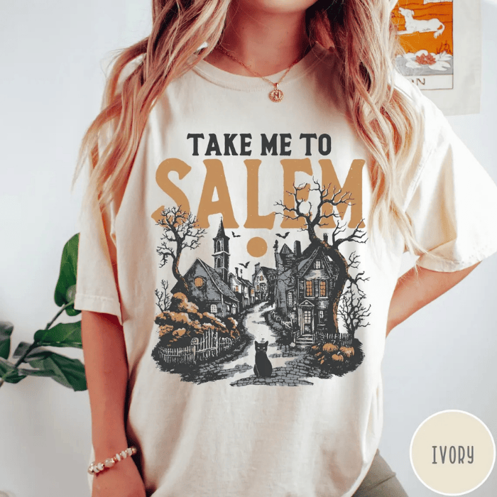 Take Me To Salem Where The Witches Stay Halloween T-Shirts