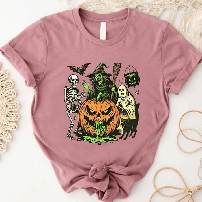 Toxic Spooky Halloween Trio Devilous T-Shirts