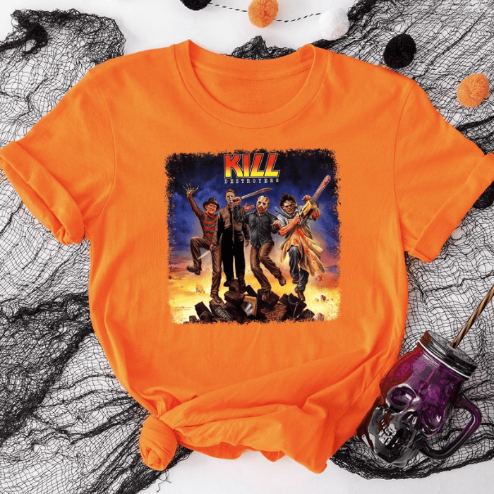 Unique Design Deadly Kill Destroyer Halloween T-Shirts