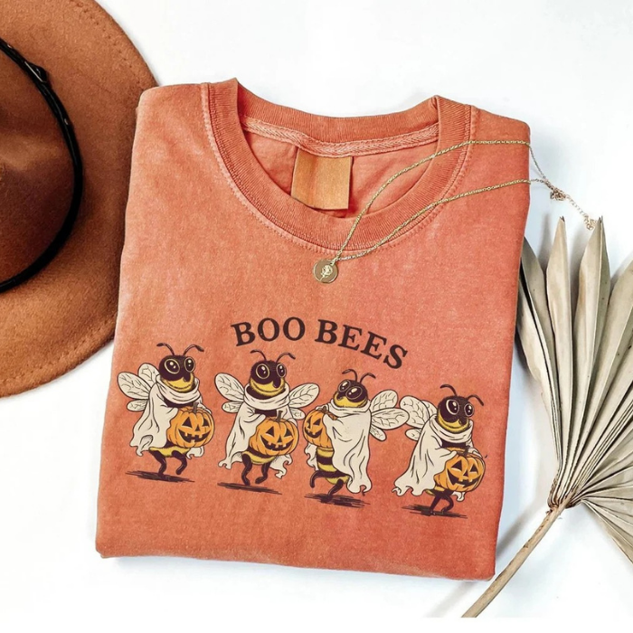 Weird Funny Boo Bees Love Halloween T-Shirts