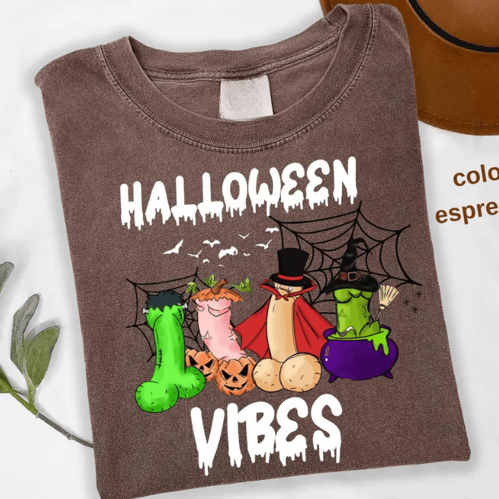 Weird Funny D*ck Halloween T-Shirts