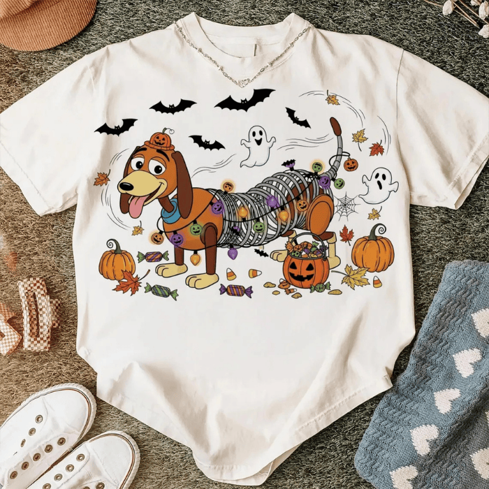 Wiggle Hot Dog Toy Story Halloween T-Shirts
