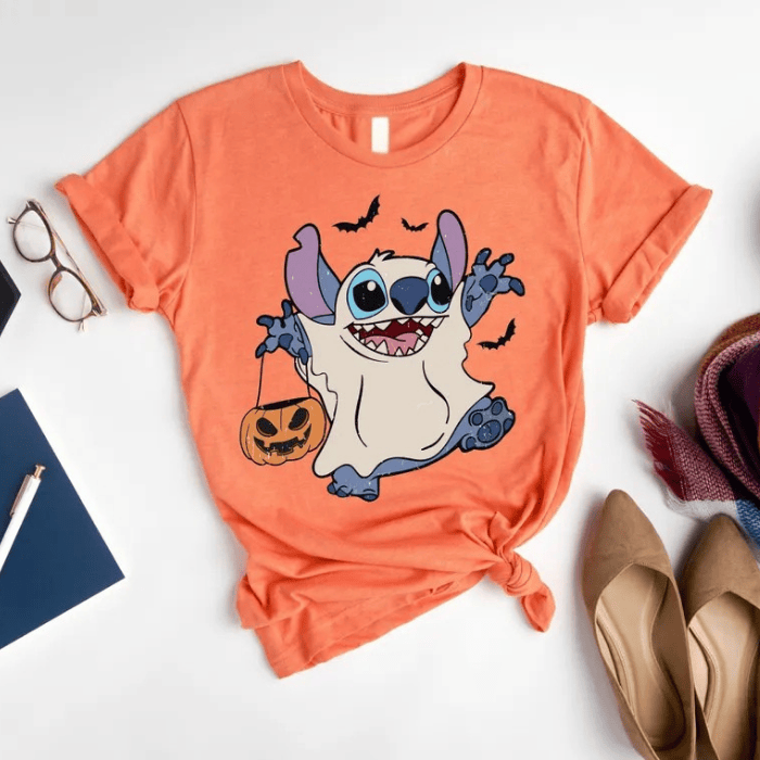 Boo Adorable Trick Or Treat Stitch Halloween T-Shirts