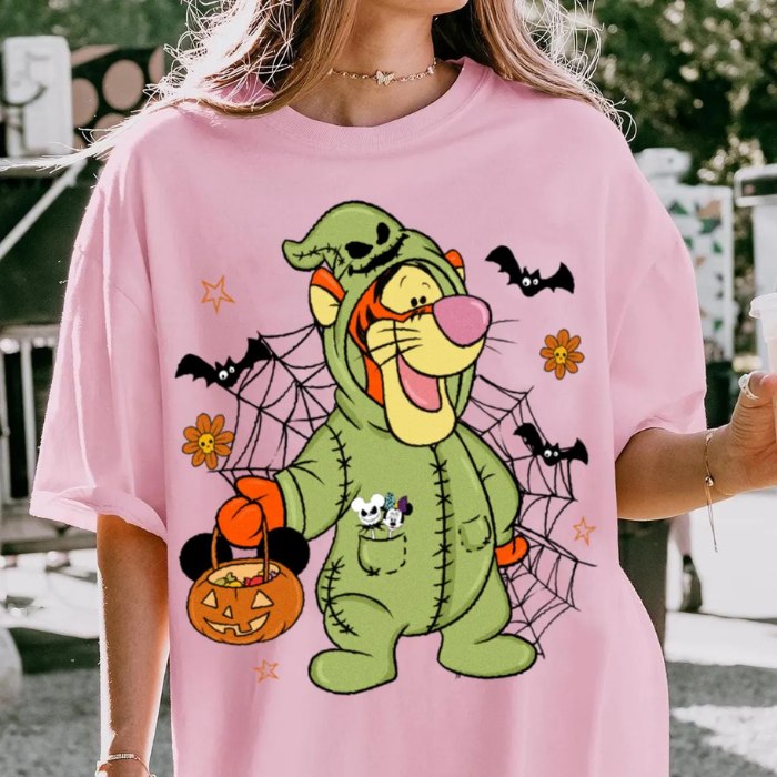 Comfort Funny Tiger x Boogie Halloween T-Shirts
