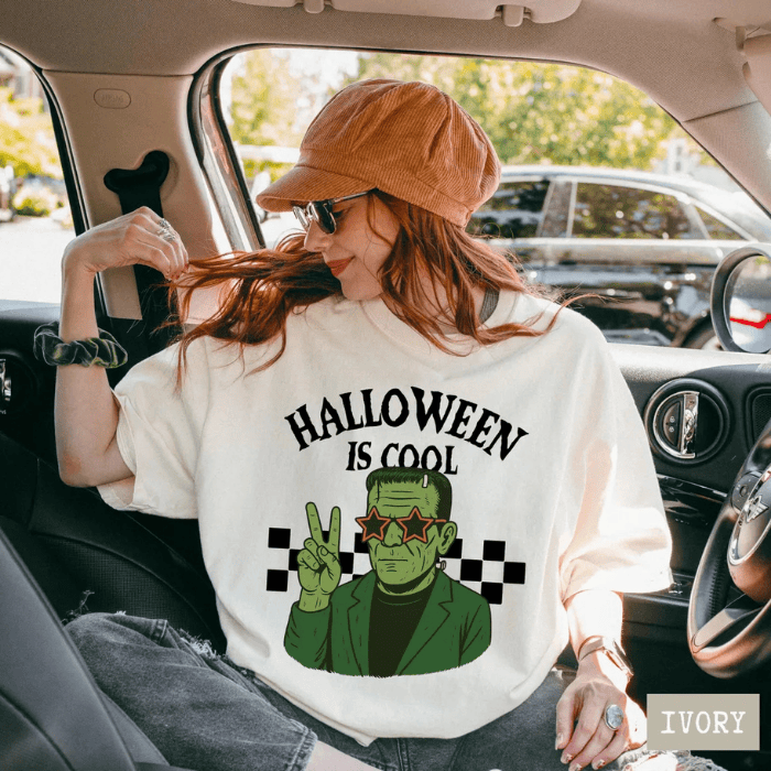 Halloween Is Cool With Frankensteine Monster T-Shirts