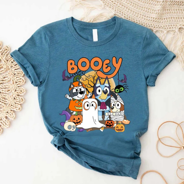 Lovely Booey Bluey Spooky Halloween T-Shirts
