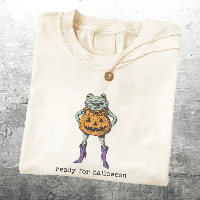 Ready For Halloween Funny Weird Frog T-Shirts