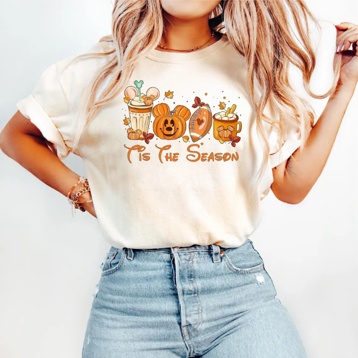Trendy Tis The Season Autumn Time Halloween T-Shirts
