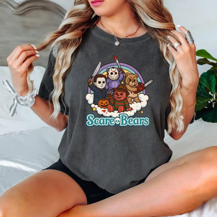 Unique Bloody Scary Scare Bears Halloween T-Shirts